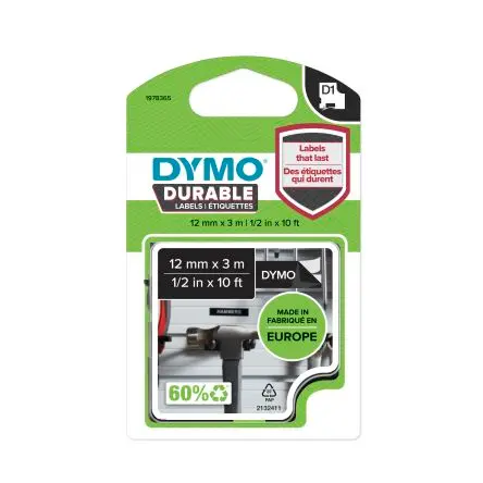 Produktfoto 1 von Dymo Beschriftungsband Weiß für Dymo PnP, Dymo 500TS, Dymo 450 DUO, Dymo 210D, Dymo 420P, Dymo 360, Dymo 280, Dymo 160,