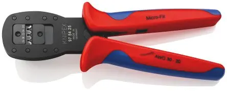 Produktfoto 1 von Knipex Crimpwerkzeug für Micro-Stecker der Micro-Fit-Serie von Molex LLC, 190mm