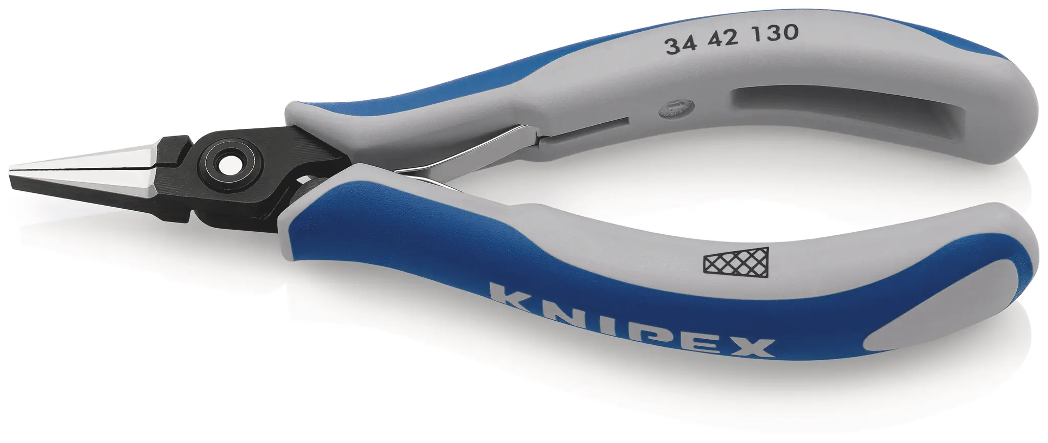 Produktfoto 1 von Knipex 34 42 Rundzange / Backen 22mm 135 mm