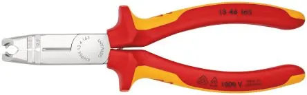 Produktfoto 1 von Knipex Abisolier- und Ziehzange 165 mm VDE 1000V zugelassen