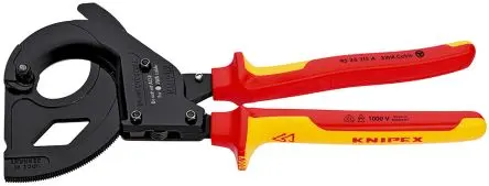 Produktfoto 1 von Knipex Knipex VDE Ratschenkabelschneider 315 mm, Schneidleistung 45mm