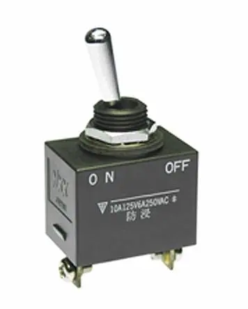 Produktfoto 1 von NKK Switches Panel Kippschalter SPST, Ein-Aus, 30 V dc, 125 V ac, 10A, IP67, Schraube