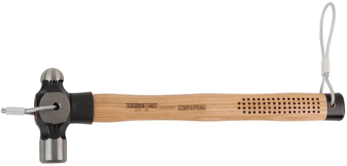 Produktfoto 1 von Bahco Hammer, Kugelhammer 900 g Hickory-Stiel 330 mm
