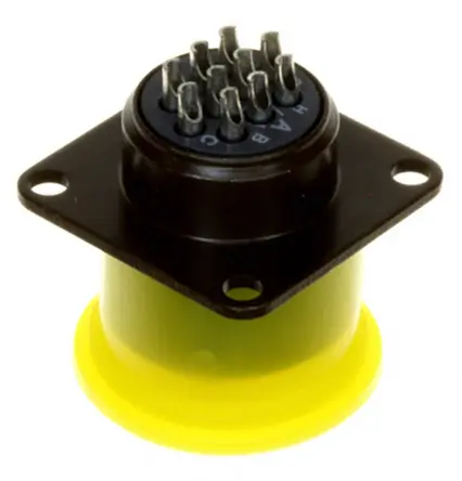 Souriau Sunbank by Eaton, 851 Kupferlegierung MIL-Spec Rundsteckverbinder Gerade, 10-polig, 200 V ac, Kabel, Gehäuse 12
