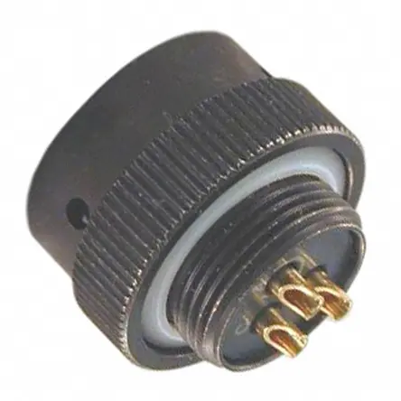 Souriau Sunbank by Eaton, 851 Kupferlegierung MIL-Spec Rundsteckverbinder Gerade, 3-polig, 300 V ac, Kabel, Gehäuse 12