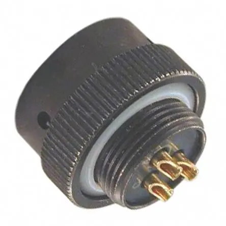 Produktfoto 1 von Souriau Sunbank by Eaton, 851 Kupferlegierung MIL-Spec Rundsteckverbinder Gerade, 3-polig, 300V ac, Kabel, Gehäuse 12