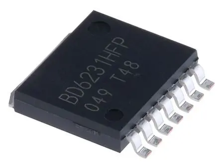 Produktfoto 1 von ROHM Motortreiber-IC Halbbrücke, 2 A, 100 kHz, 1.6 W, HRP7, 7-Pin, 32V, Gleichstrommotor bürstenbehaftet, BD6232HFP