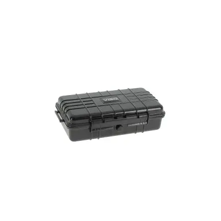 Produktfoto 1 von RS PRO Wasserbeständig Polypropylen Kunststoff Wasserdicht Transportkoffer Schwarz 142 mm 250 mm 65 mm