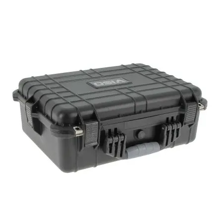 Produktfoto 1 von RS PRO Wasserbeständig Polypropylen Kunststoff Wasserdicht Transportkoffer Schwarz 400 mm 510 mm 188 mm