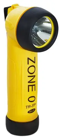 Wolf Safety Taschenlampe LED Gelb, 130 lm / TR-35+, 200 mm IECEx/ATEX-Zulassung
