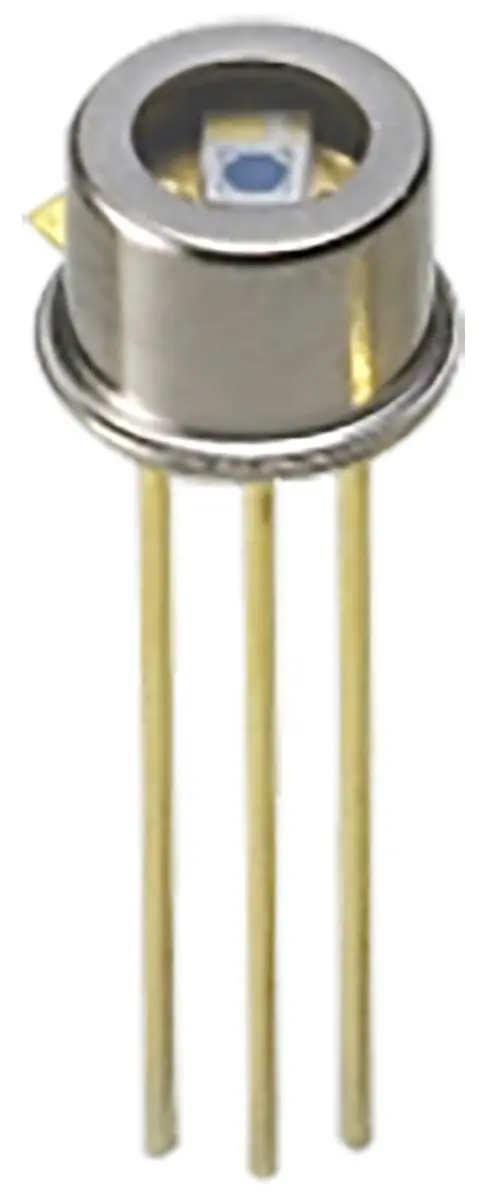 Hamamatsu Photonics S5971 Fotodiode Infrarot, Sichtbares Licht 60 ° 900 nm, Durchsteckmontage TO-18-Gehäuse 3-Pin