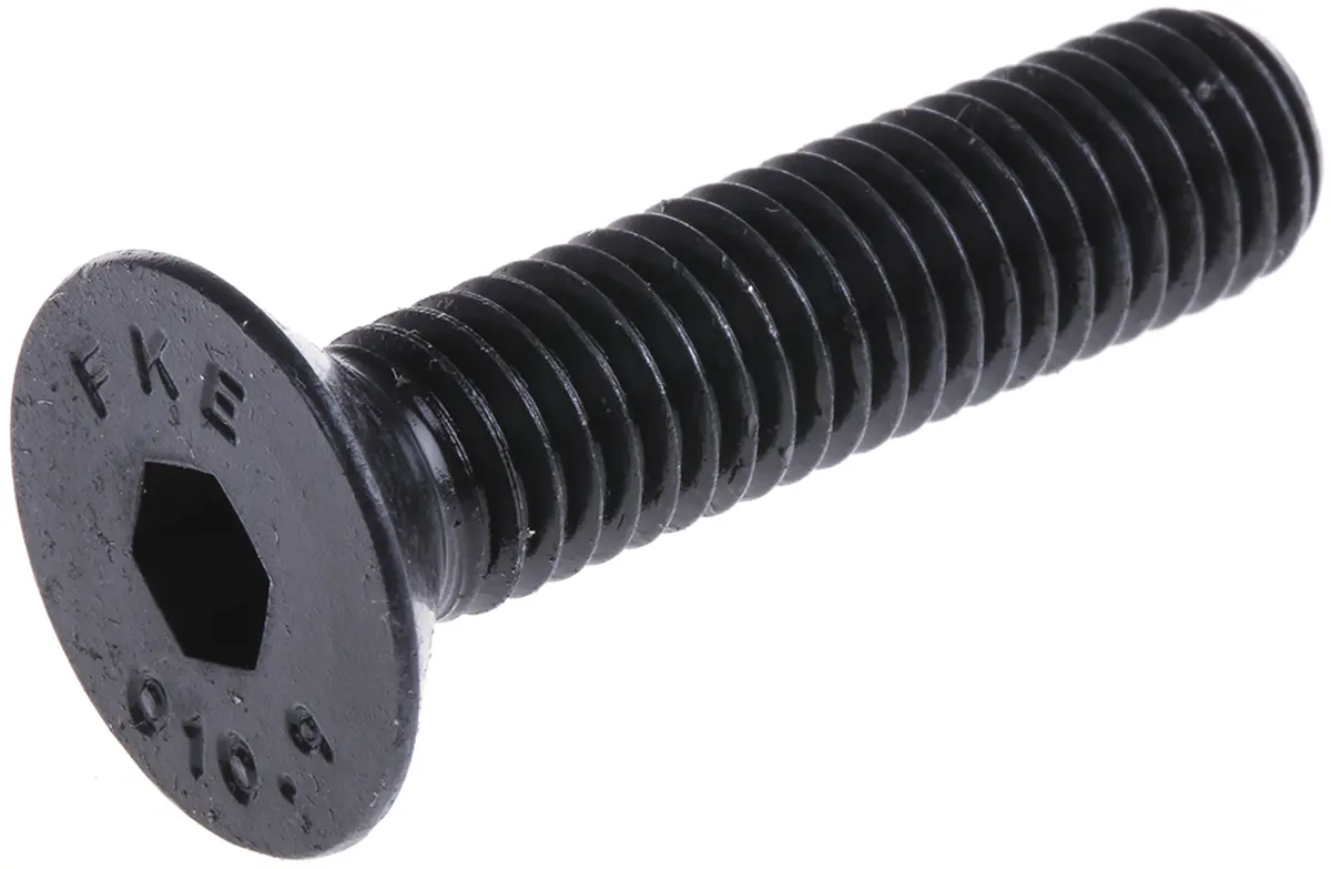 Produktfoto 1 von RS PRO Senkkopf Innensechskantschraube, Stahl schwarz passiviert, M10 x 1.5mm, 40mm