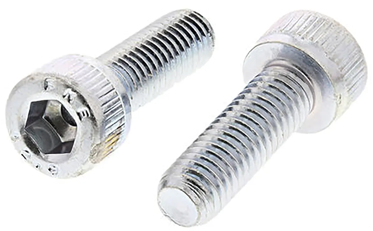 Produktfoto 1 von RS PRO Zylinderkopf Innensechskantschraube, Stahl verzinkt, M10 x 1.5mm, 16mm