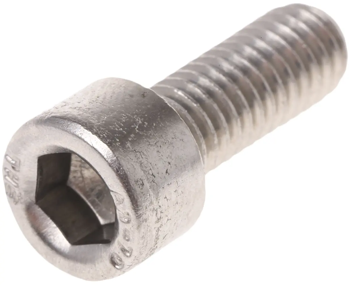 Produktfoto 1 von RS PRO Zylinderkopf Innensechskantschraube, Edelstahl A2, M12 x 1.75mm, 35mm