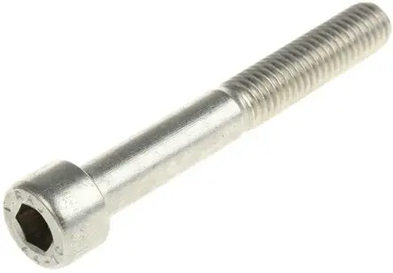 Produktfoto 1 von RS PRO Innensechskant Innensechskantschraube, Edelstahl glatt, M12, M12 60 mm