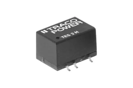 Produktfoto 1 von TRACOPOWER TES 2H DC/DC Konverter, 15V dc OUT 66 mA Oberfläche 5.5V dc 1.5 kV dc 2 W -40 °C 90 °C