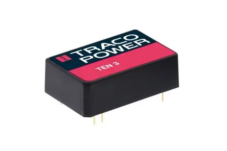 TRACOPOWER TEN 3 DC/DC Konverter, 15V dc OUT 200 mA Durchsteckmontage 9V dc 1.5 kV dc 3 W -40 °C 85 °C