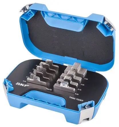 Produktfoto 1 von SKF Ausgleichsplatten, Edelstahl Blau 170-teilig x 75mm, Länge 75 mm