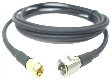 Produktfoto 1 von Siretta FME, SMA RF LLC200A Koaxialkabel, Abgeschlossen, 50 Ω, 10 m, Aussen ø 4.95 mm Außen-ø , Schwarz