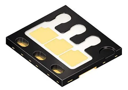 Produktfoto 1 von ams OSRAM OSLON Black Flat Oberfläche LED Weiß 9.8 V, Cluster 3-LEDs, 120 °, 6-Pin SMD-Epoxidharz