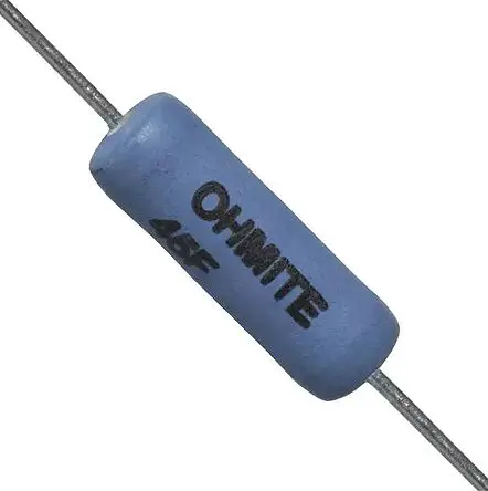 Produktfoto 1 von Arcol Ohmite 45 Gewickelt Widerstand, Axial 4 Ω 1 % / 5 W