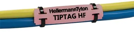 Produktfoto 1 von HellermannTyton Kabeletiketten B. 65 mm für TT430, TT4000+ 190 pro Paket auf Rot 65 mm Rot Polyolefin