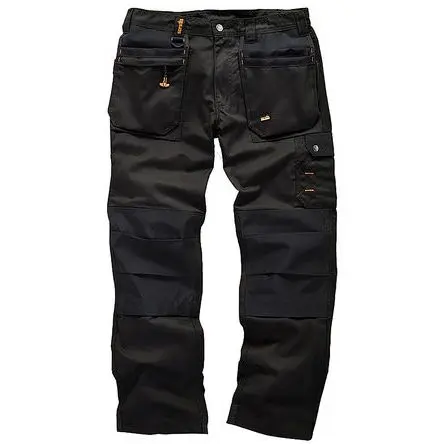 Produktfoto 1 von Scruffs Worker Plus Trouser Herren Arbeitshose, Baumwolle, Polyester Schwarz Regular, W32 in x 32Zoll