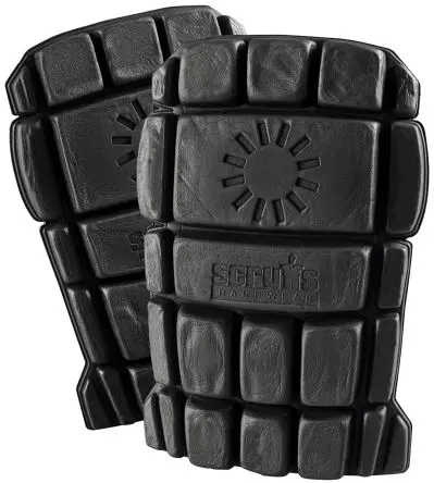 Produktfoto 1 von Scruffs Knieschoner, Ethylenvinylacetat-Schaum Schwarz Hosen-Knietasche resistent gegen Durchstichfest