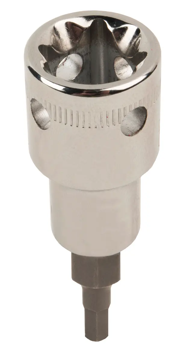 Produktfoto 1 von Bahco 12.7 mm 19 mm Sechskant Schraubbit, Sechskant Chrom Vanadium Stahl, 1-teilig, 60 mm