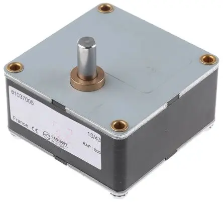 Produktfoto 1 von Crouzet RC65 Getriebe bis 5 Nm, 24V / 3 W, 8U/min, Wellen-Ø 8 mm