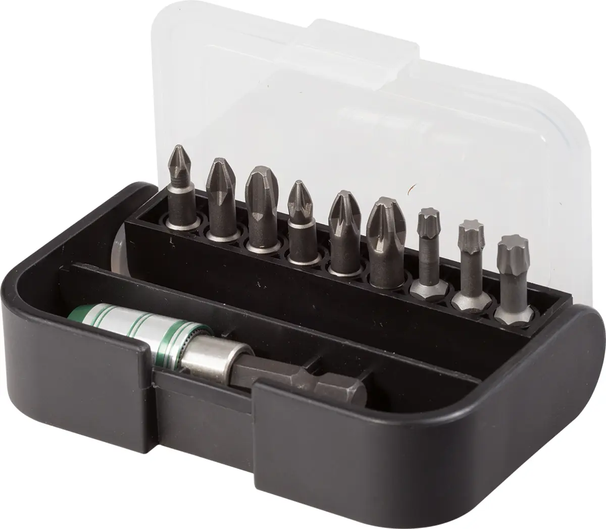 Produktfoto 1 von RS PRO Innensechsrund, Pozidriv, Phillips Treiberbit Edelstahl 1/4 in PH2, PH3, PZ1, PZ2, PZ3, T20, T25, T30, Länge 25