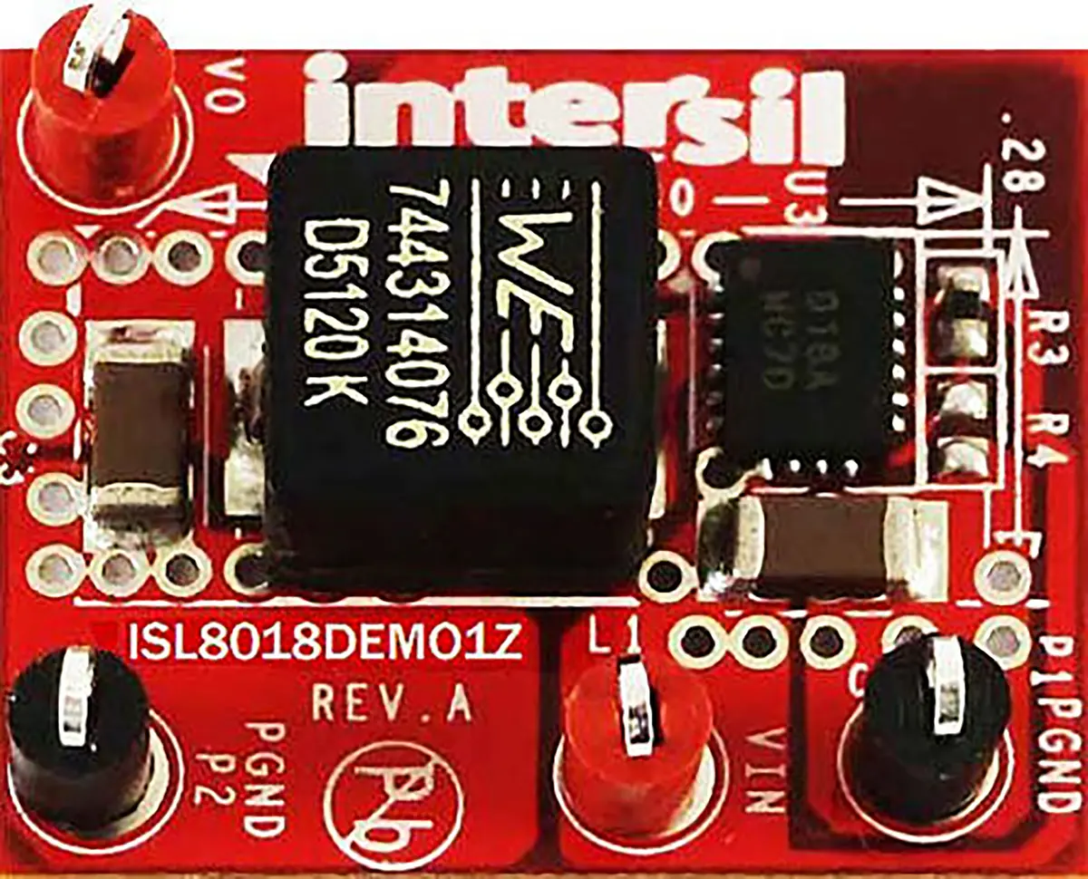 Produktfoto 1 von Renesas Electronics ISL8018 Demo-Tafel, Demoboard Abwärtsregler, für Synchroner Abwärtsregler