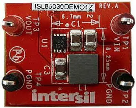 Produktfoto 1 von Renesas Electronics ISL80031 Demo-Tafel, Demoboard Buck Schaltregler, für Synchroner Abwärtswandler