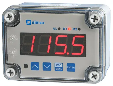 Produktfoto 1 von Simex SRT-N118 Digital Digitales Multifunktionsmessgerät für Temperatur H 80 mm B 110 mm 4-Stellen T. 67 mm 20 mm