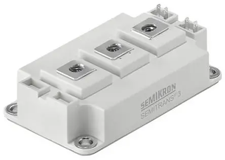 Produktfoto 1 von Semikron Danfoss IGBT-Modul / 422 A, 1200 V, 7-Pin SEMITRANS Typ N-Kanal Schraubanschlussklemme