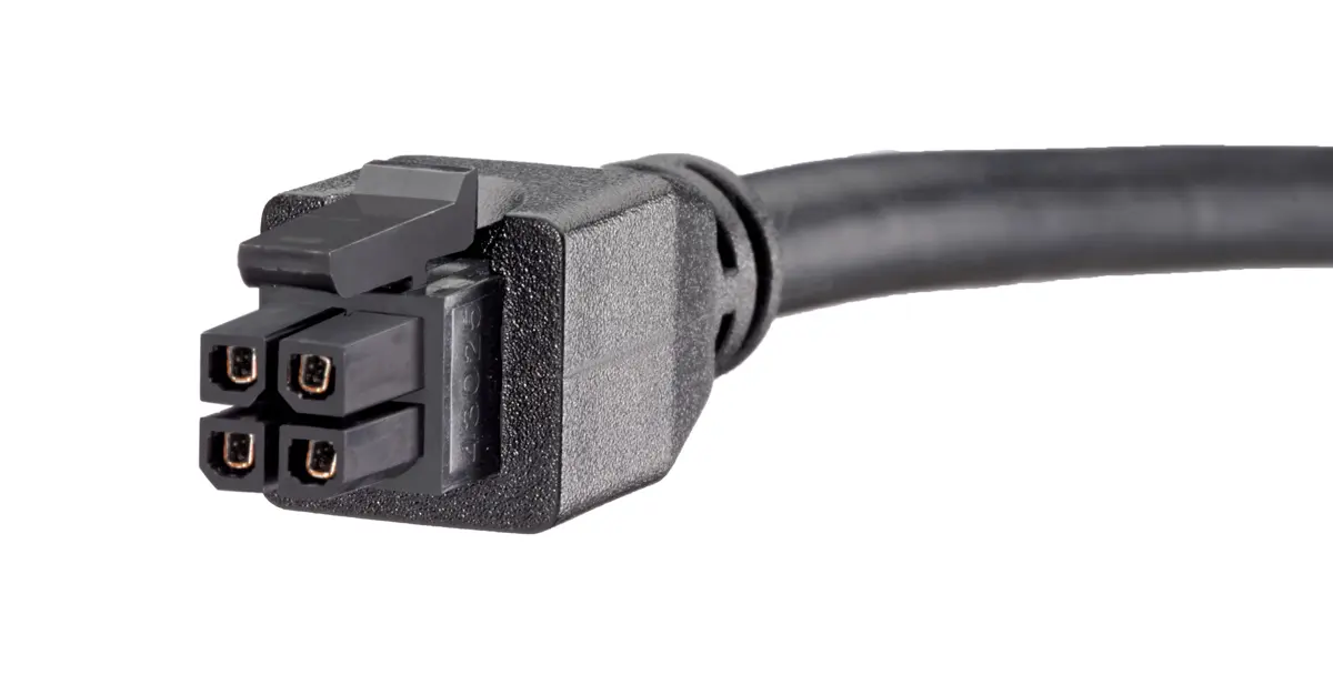 Produktfoto 1 von Molex 4 245132 Platinenstecker-Kabel Micro-Fit 30 4 / Micro-Fit 30 Buchse / Buchse, 1 m