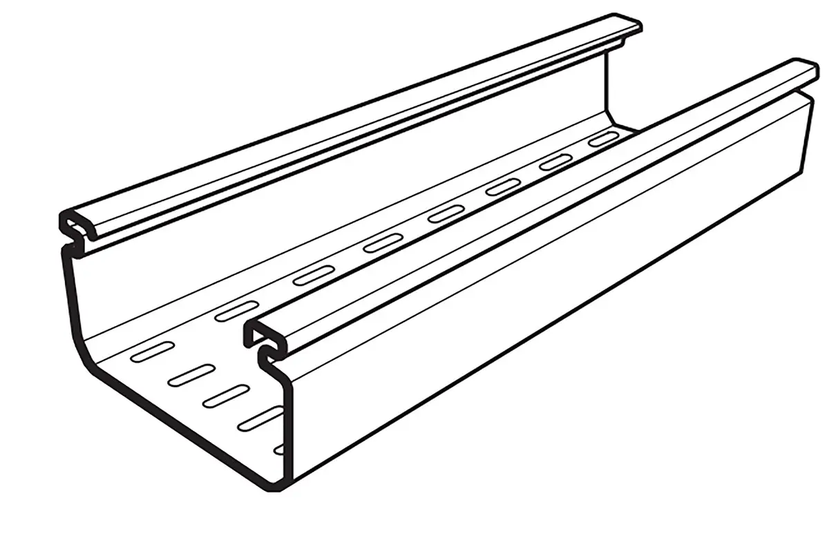 Cablofil International PCT Kabelrinne, T. 50 mm x 150 mm x 3 m Polyvinylchlorid