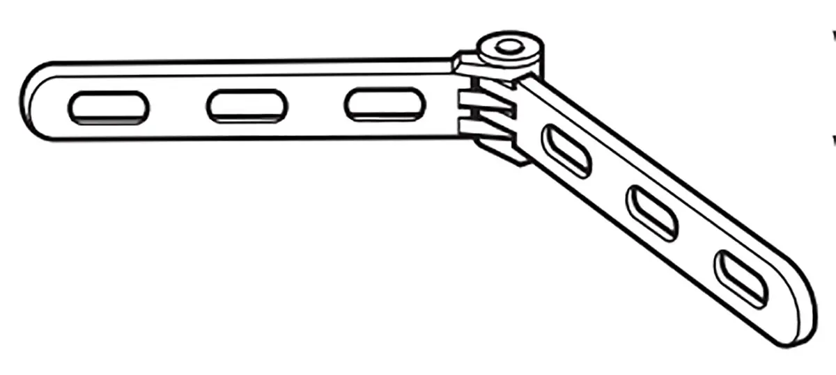 Produktfoto 1 von Cablofil International Kupplung mit Scharnieren, Polyvinylchlorid, 150 mm