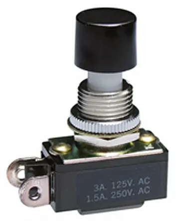 Produktfoto 1 von NKK SB Druckschalter Tastend Ø 12.5 mm, SPST / 1.5 A 250 V ac