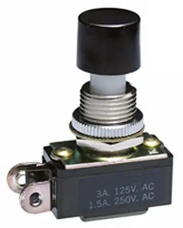 Produktfoto 1 von NKK SB Druckschalter Tastend Ø 12.5 mm, SPST / 1.5A 250 V ac