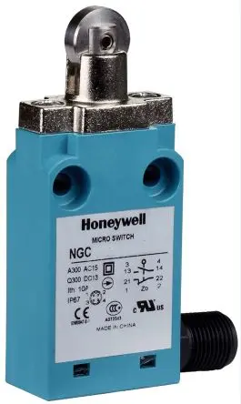 Produktfoto 1 von Honeywell NGC Endschalter, Rollenstößel 1-poliger Umschalter, IP67, Metall 240V ac 6A