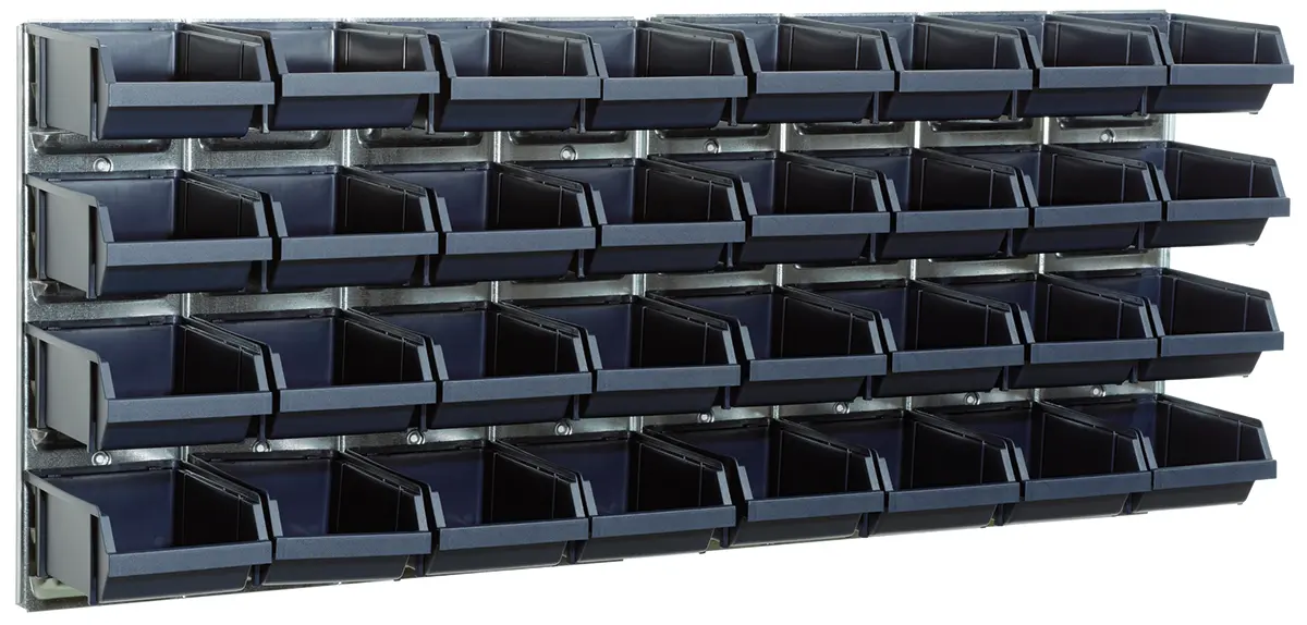 Produktfoto 1 von Raaco BWP 32x3 Lagerbehälter Tragbar Galvanisiert Polypropylen, 440 mm x 1040 mm x 184 mm