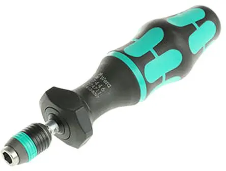 Produktfoto 1 von Wera 1/4 in Drehmomentschraubendreher Einstellbar 11 To 29 in. lbs / ±6 % Länge 155mm, ISO-kalibriert