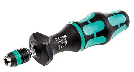 Produktfoto 1 von Wera 1/4 in Drehmomentschraubendreher Einstellbar 2.5 To 11.5 lb/in / ±6 % Länge 155mm, ISO-kalibriert
