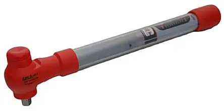 ITL Insulated Tools Ltd 3/8 in Knick-Drehmomentschlüssel Vierkant 12 to 60 Nm, Länge 350mm, ±3 %, ISO-kalibriert