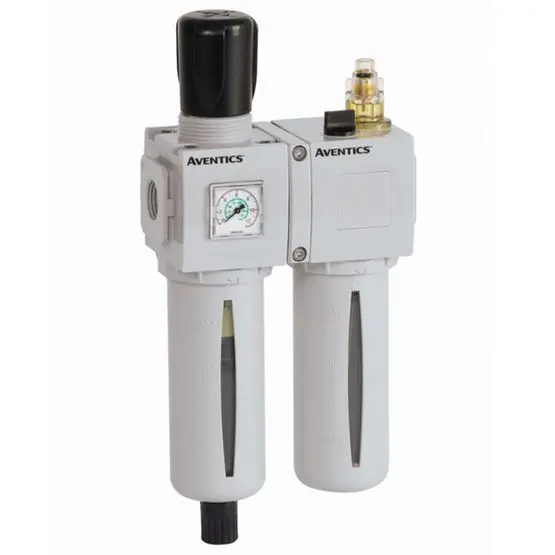 Produktfoto 1 von EMERSON – AVENTICS 652 3/8 in FRL, Manuell, Halbautomatik 25 μm Ja 3/8 in G, 10 bar
