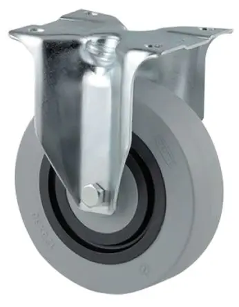 Produktfoto 1 von Tente Feststehend Rolle, Rad ø 125 mm, 400 kg, Ges H. 155 mm, Rad B. 36 mm