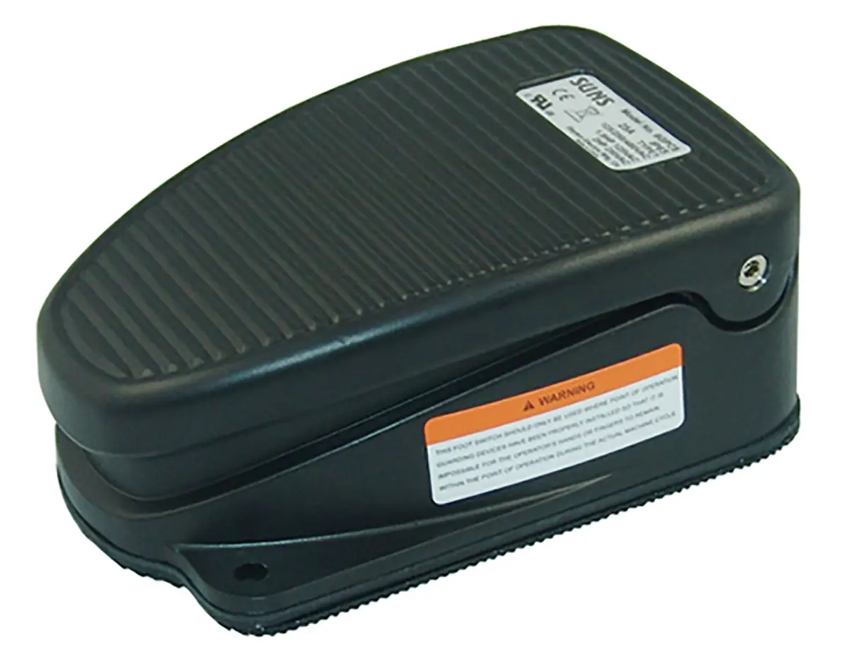 Produktfoto 1 von RS PRO Fußschalter Rastend, 1-poliger Wechsler, 20 A Zinkdruckguss 125V, IP 20