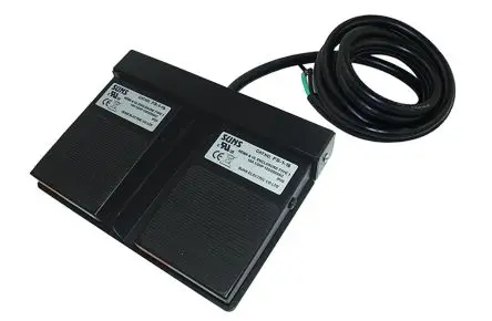 Produktfoto 1 von RS PRO Leichte Einsätze Fußschalter Tastend, DPST Stahl, 15A 250 V ac, IP68, IP20