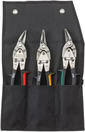Produktfoto 1 von Bessey 240 mm Blechschere für Stahl, Schnitt: Gerade